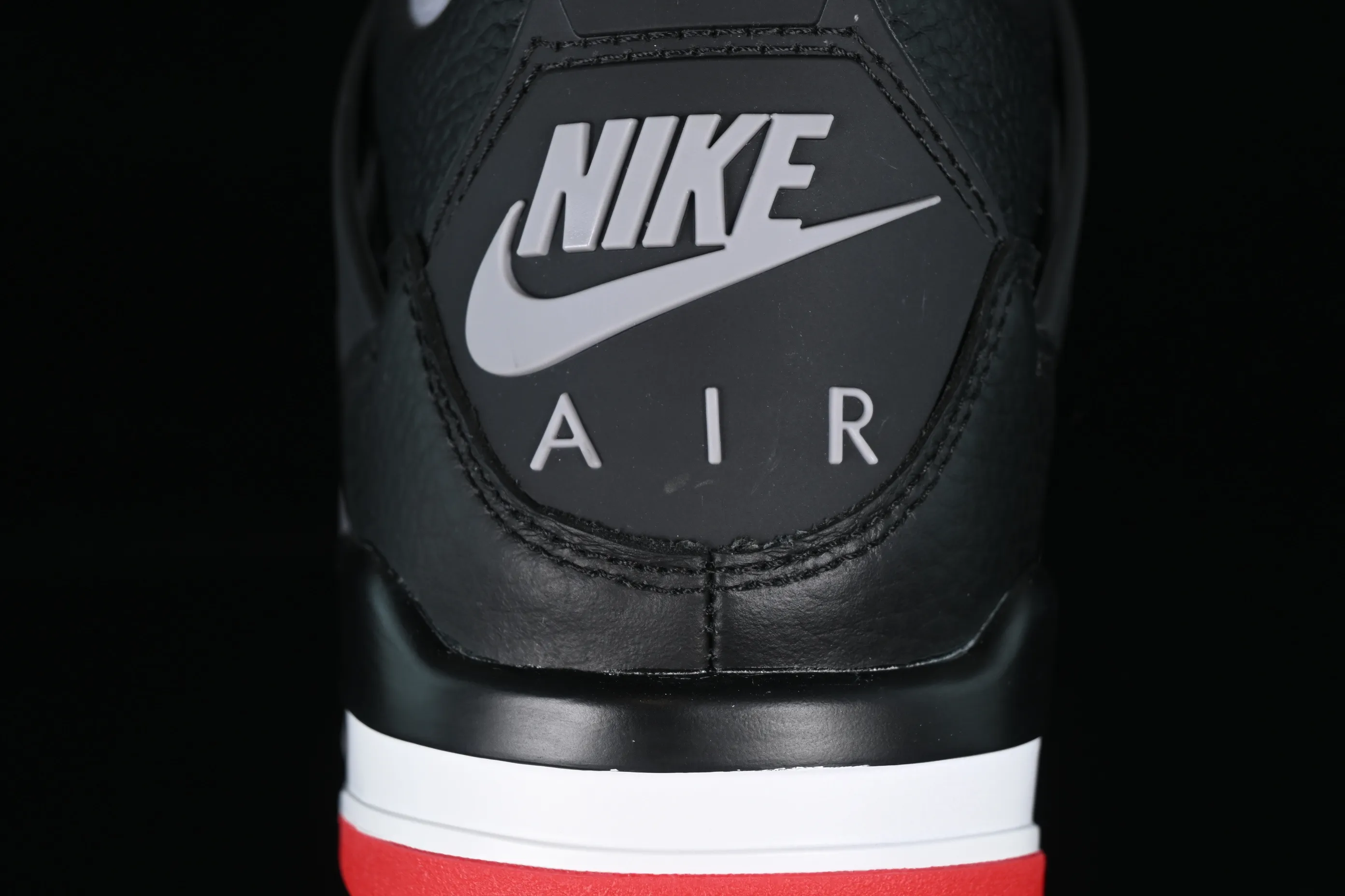 All categories Air Jordan Jordan series basketball shoes Air Jordan 4 P version Air Jordan 4 Retro "Bred Reimagined" AJ4 Joe 4 black red FV5029-006